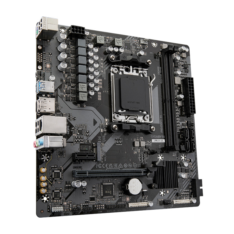 TARJETA MADRE GIGABYTE A620M H / SOCKET AM5 / DDR5 / DP / HDMI / MICRO ATX / GAMA BASICA image 3